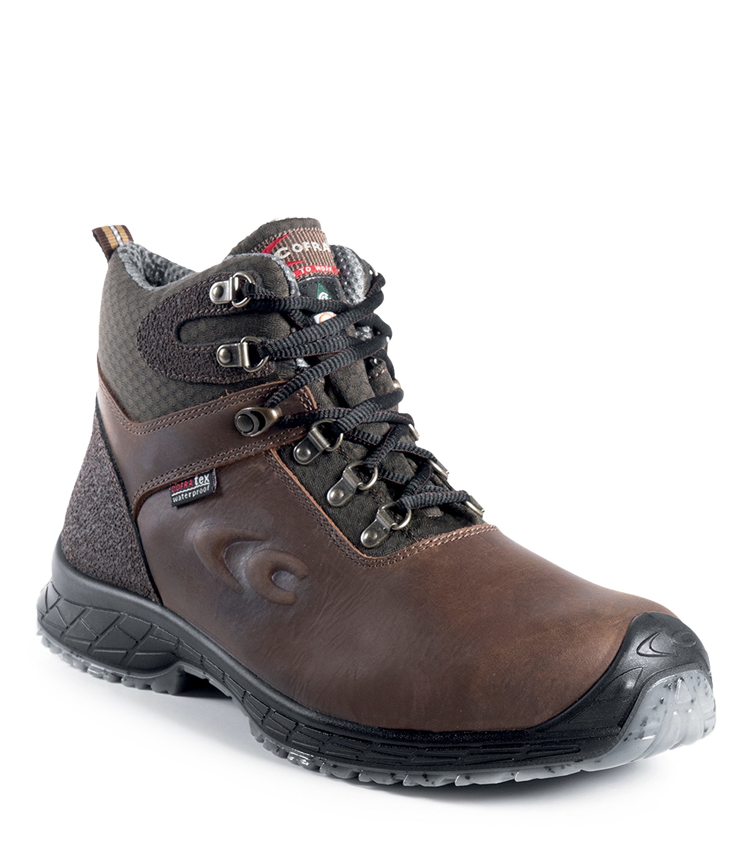 Langley, Brun | Bottes de travail 6'' avec membrane imperméable