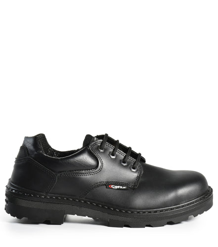 Small, Black | Leather  Work Shoes