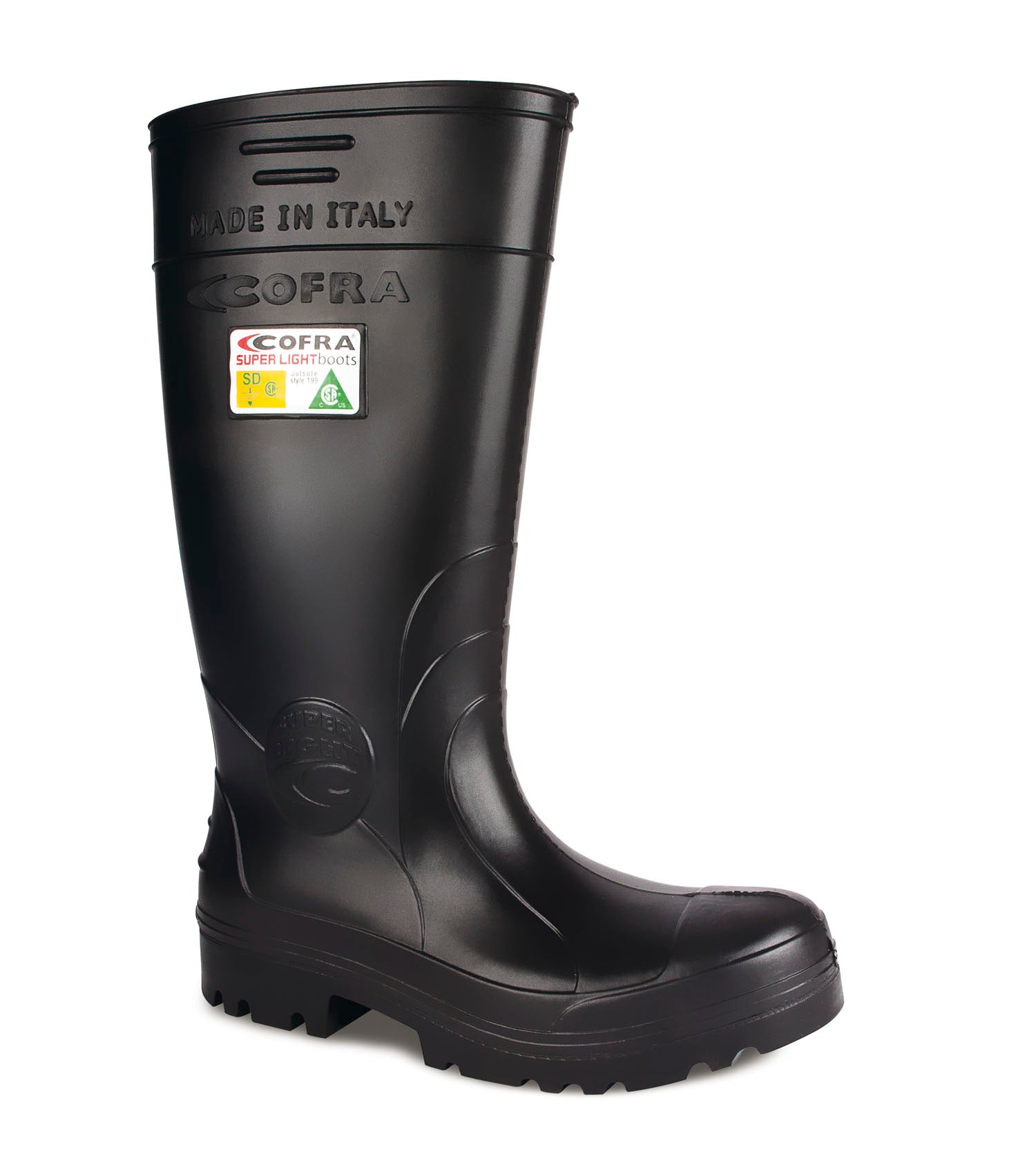 New Tanker, Black | 16'' Waterproof SD PU Work  Boots