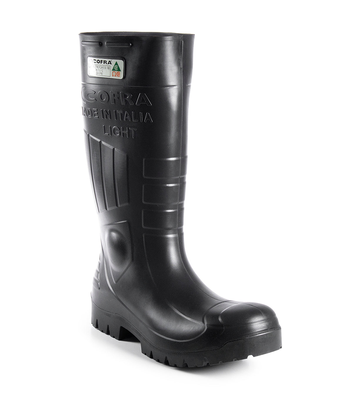 Light, Black | Waterproof 16''metal-free PU work boots