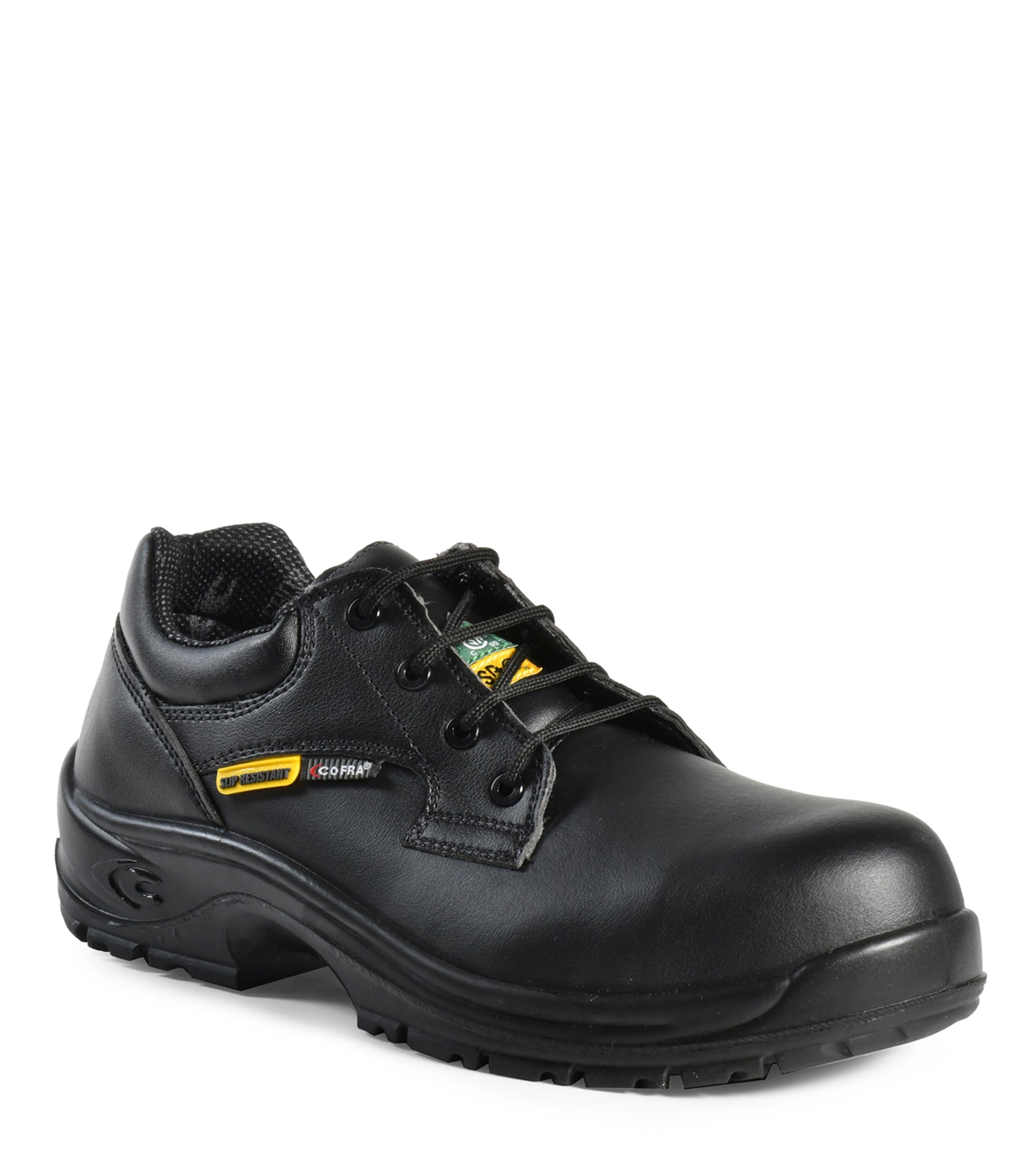 Solid, Black | SD+ Microfiber Vegan Work Shoes | Metal Free