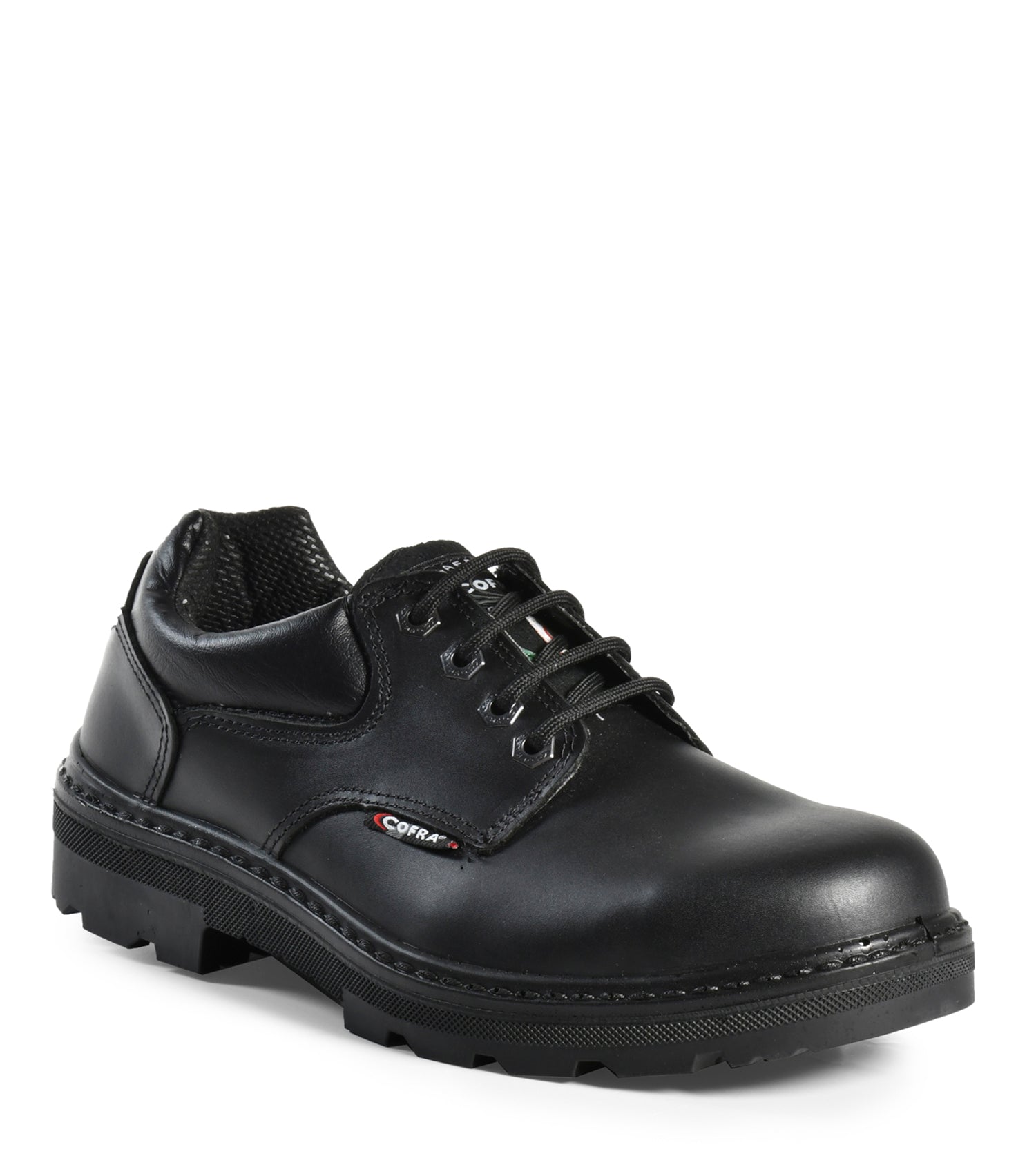 Small, Black | Leather  Work Shoes