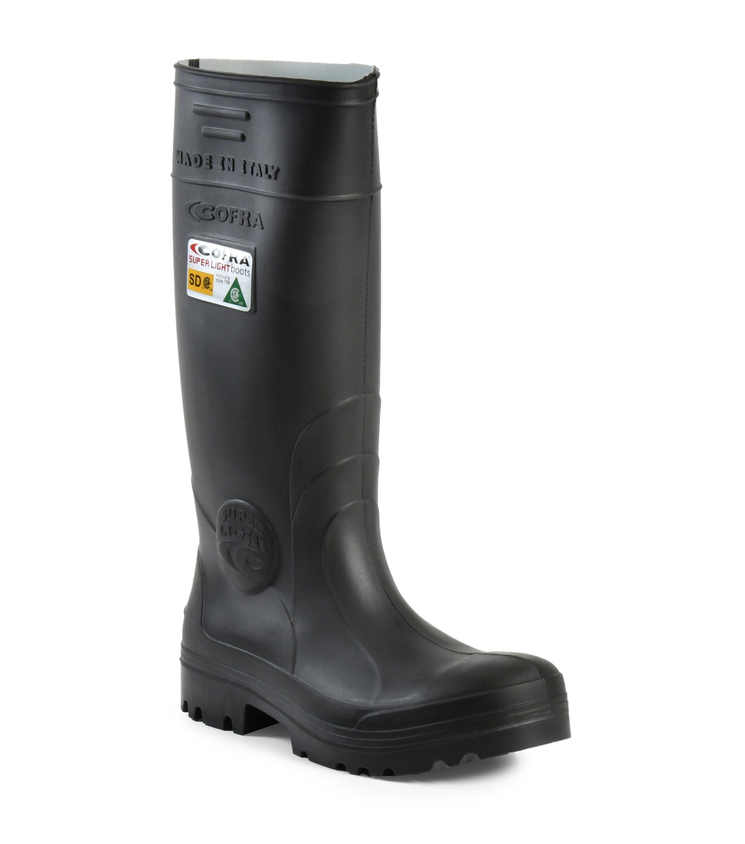 New Tanker, Black | 16'' Waterproof SD PU Work  Boots