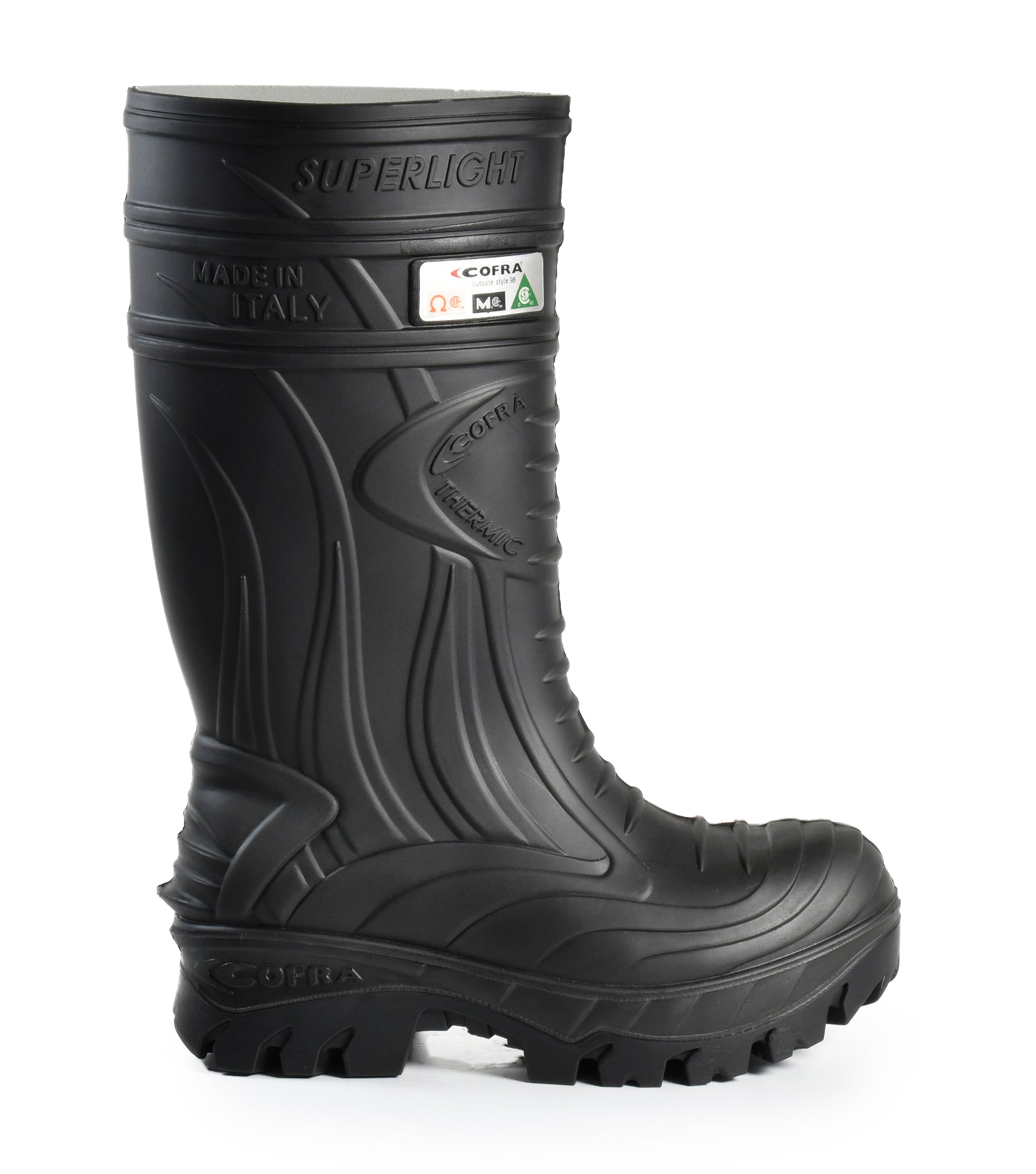 Thermic, Black | Insulated PU Work Boots | Metguard Protection