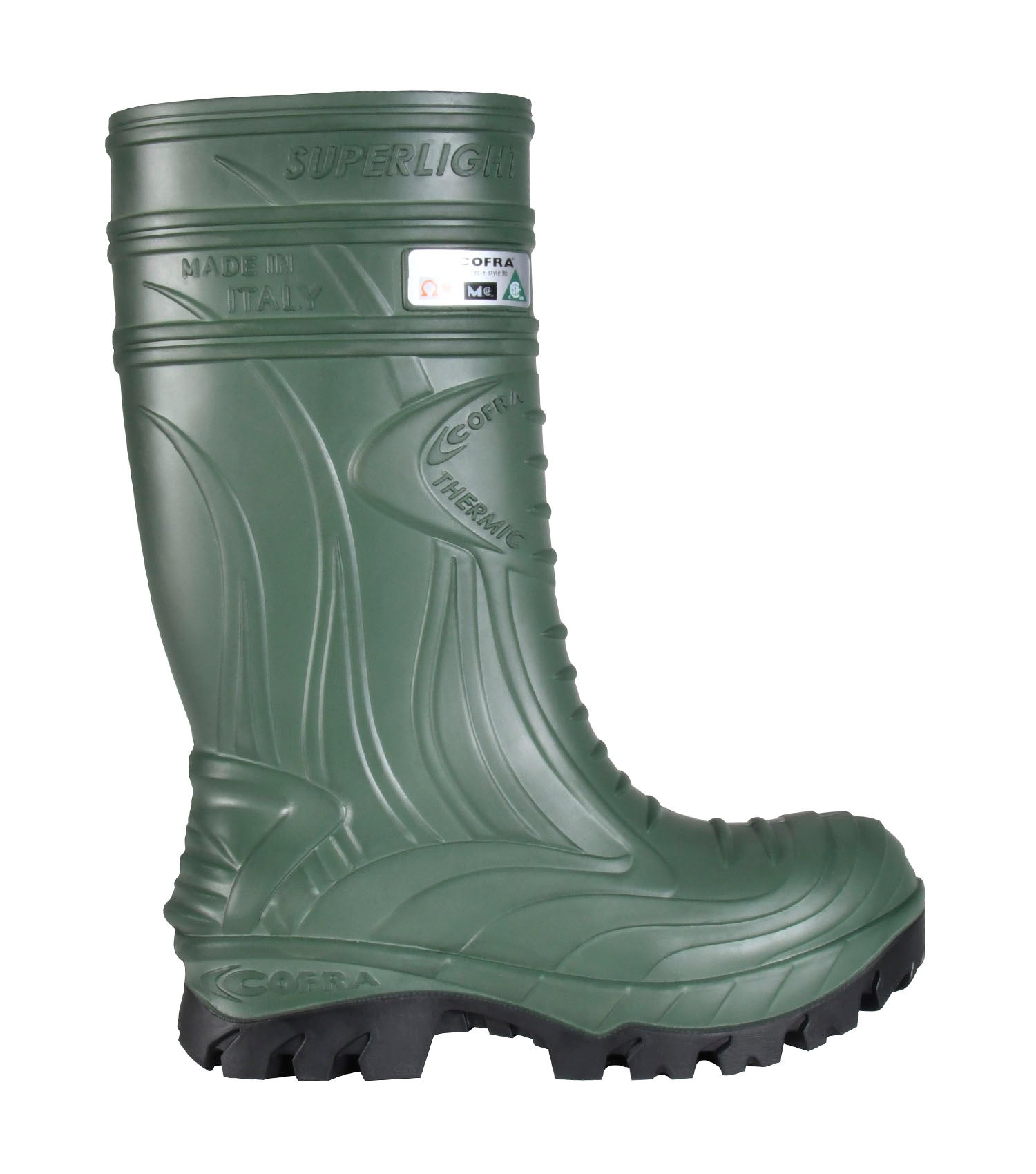 Thermic, Vert | Bottes de travail isolées | Protection métatarsienne