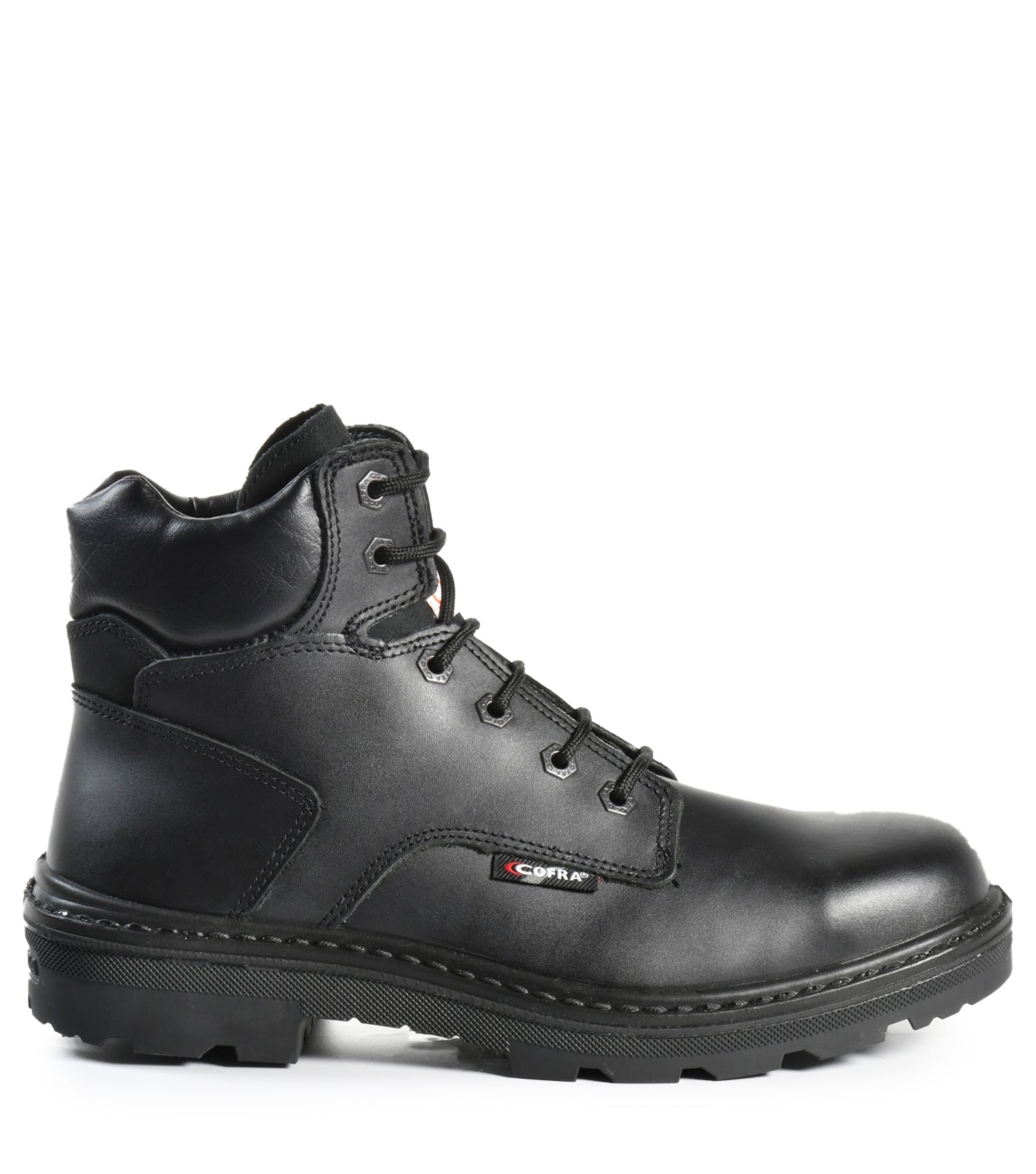 Leader, Noir | Bottes de travail 6'' en cuir 