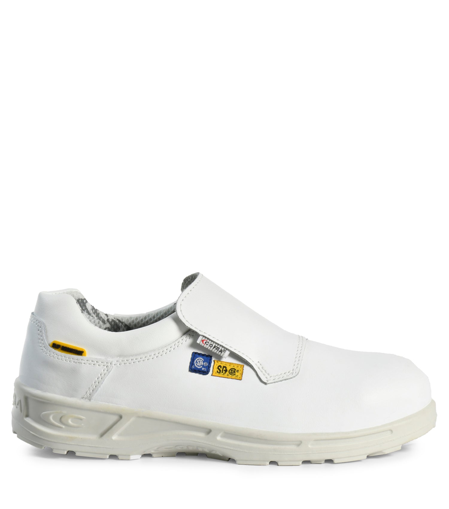 Akron SD+, White | Agrifood SD+ Leather Work Shoes | Slip Resisting