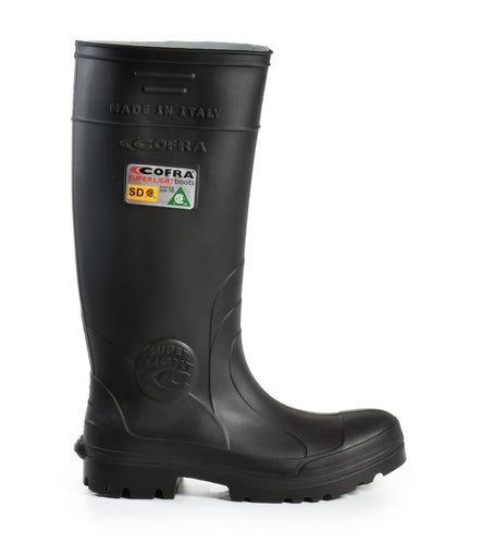 New Tanker, Black | 16'' Waterproof SD PU Work  Boots