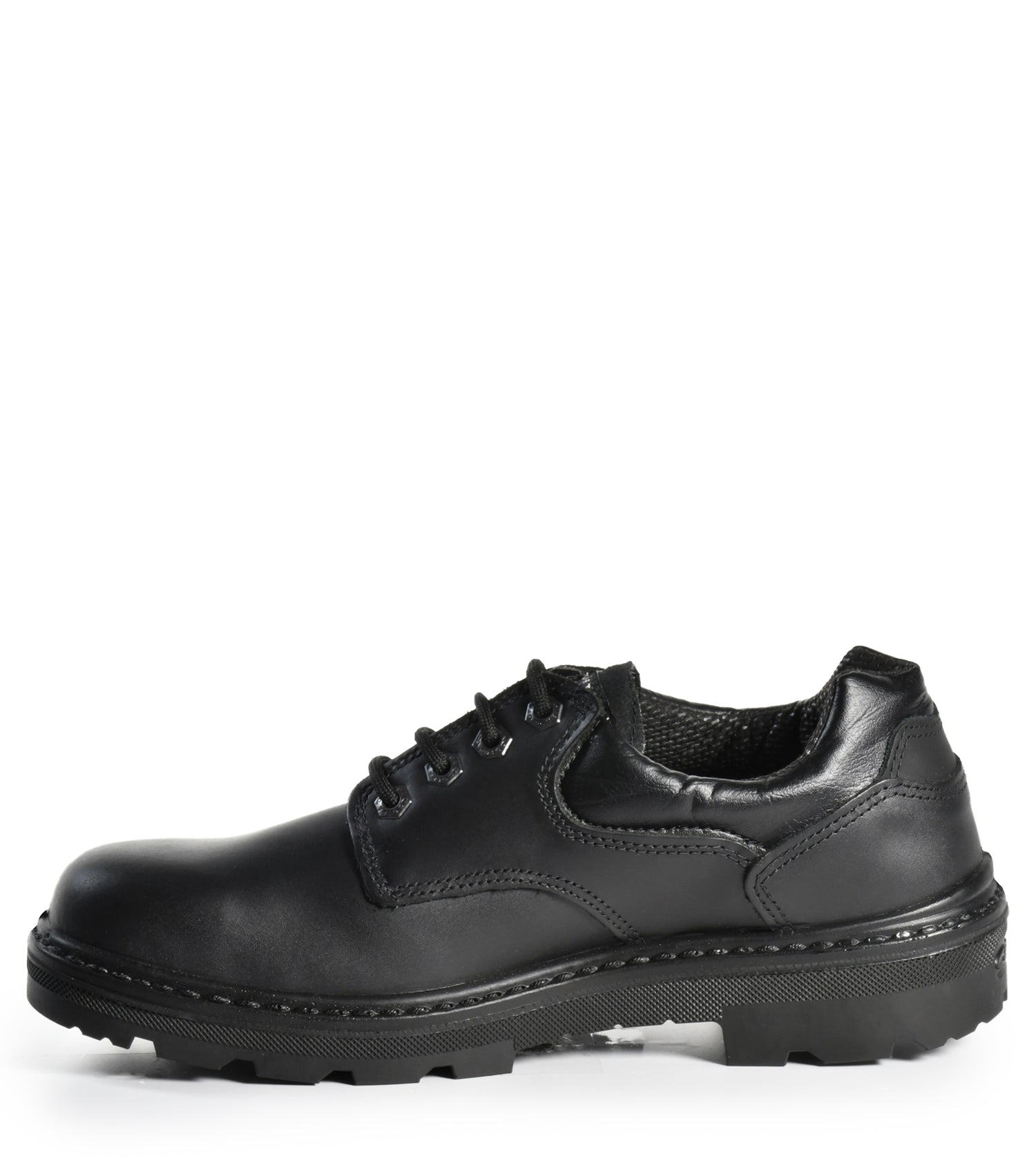Small, Black | Leather Work Shoes