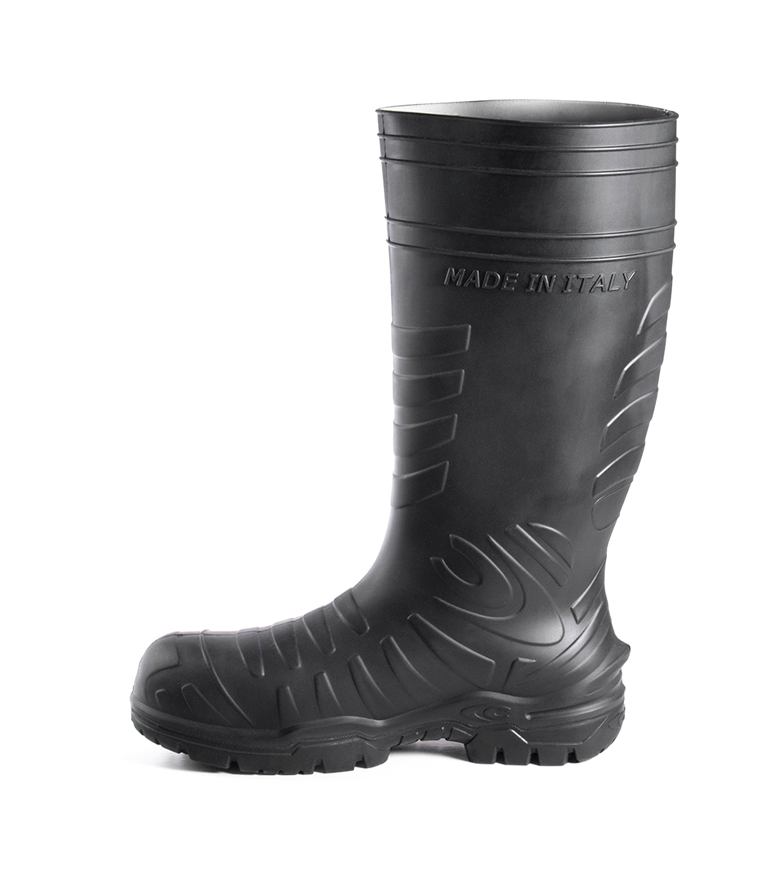 Safest, Noir | Bottes imperméables de travail 15" sans métal en PU
