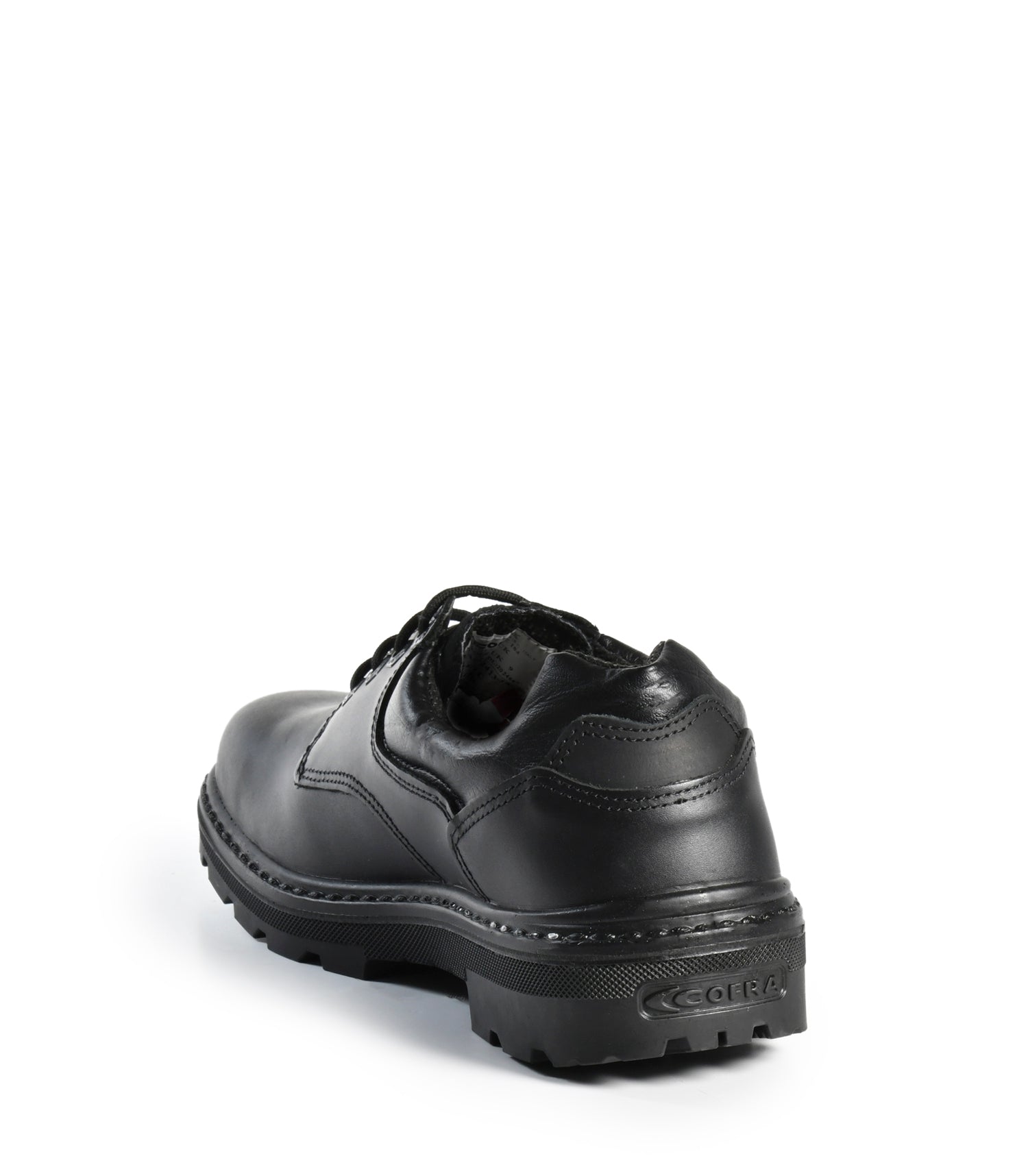 Small, Black | Leather  Work Shoes