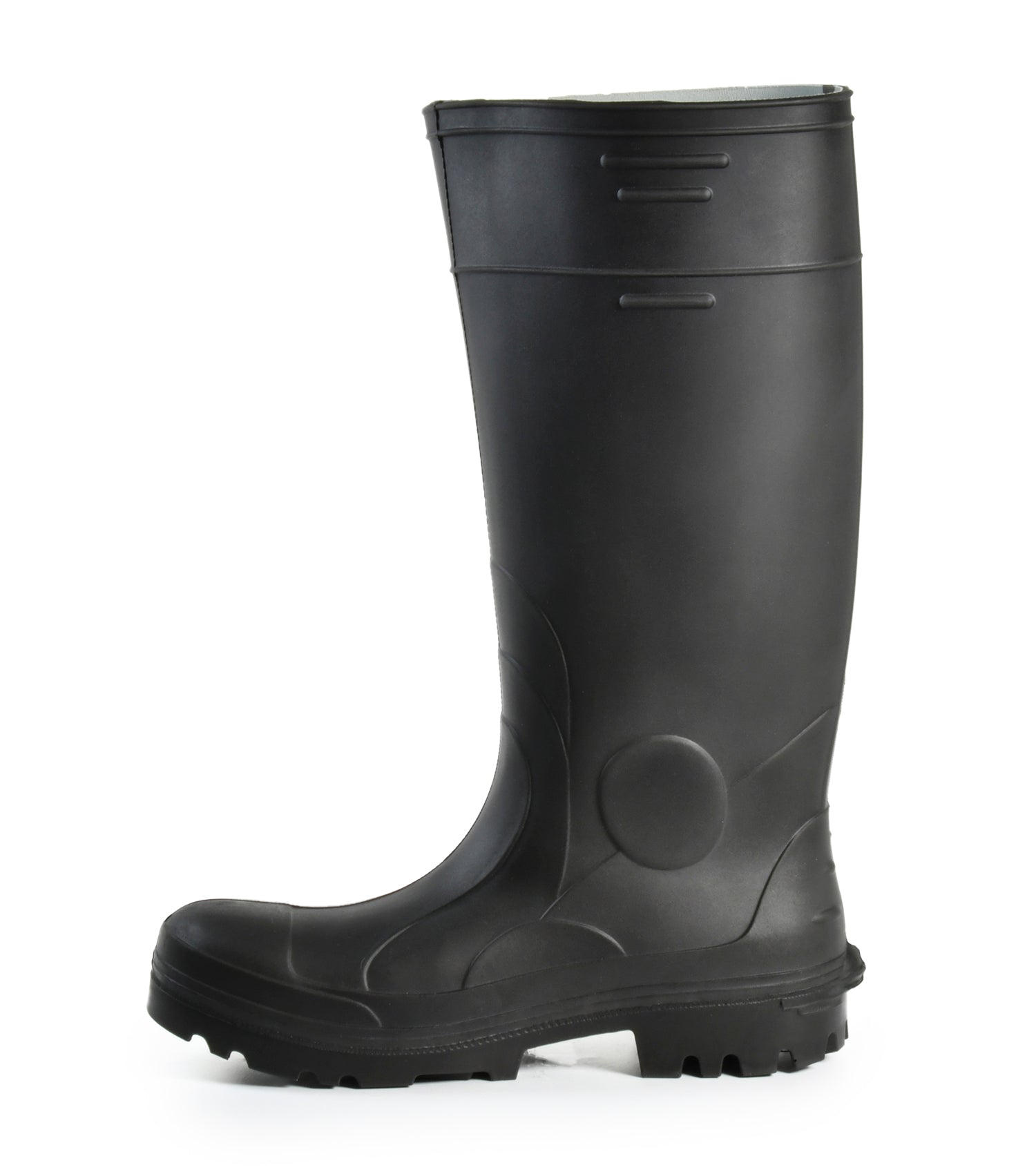 New Tanker, Noir | Bottes imperméables de travail 16" en PU | SD