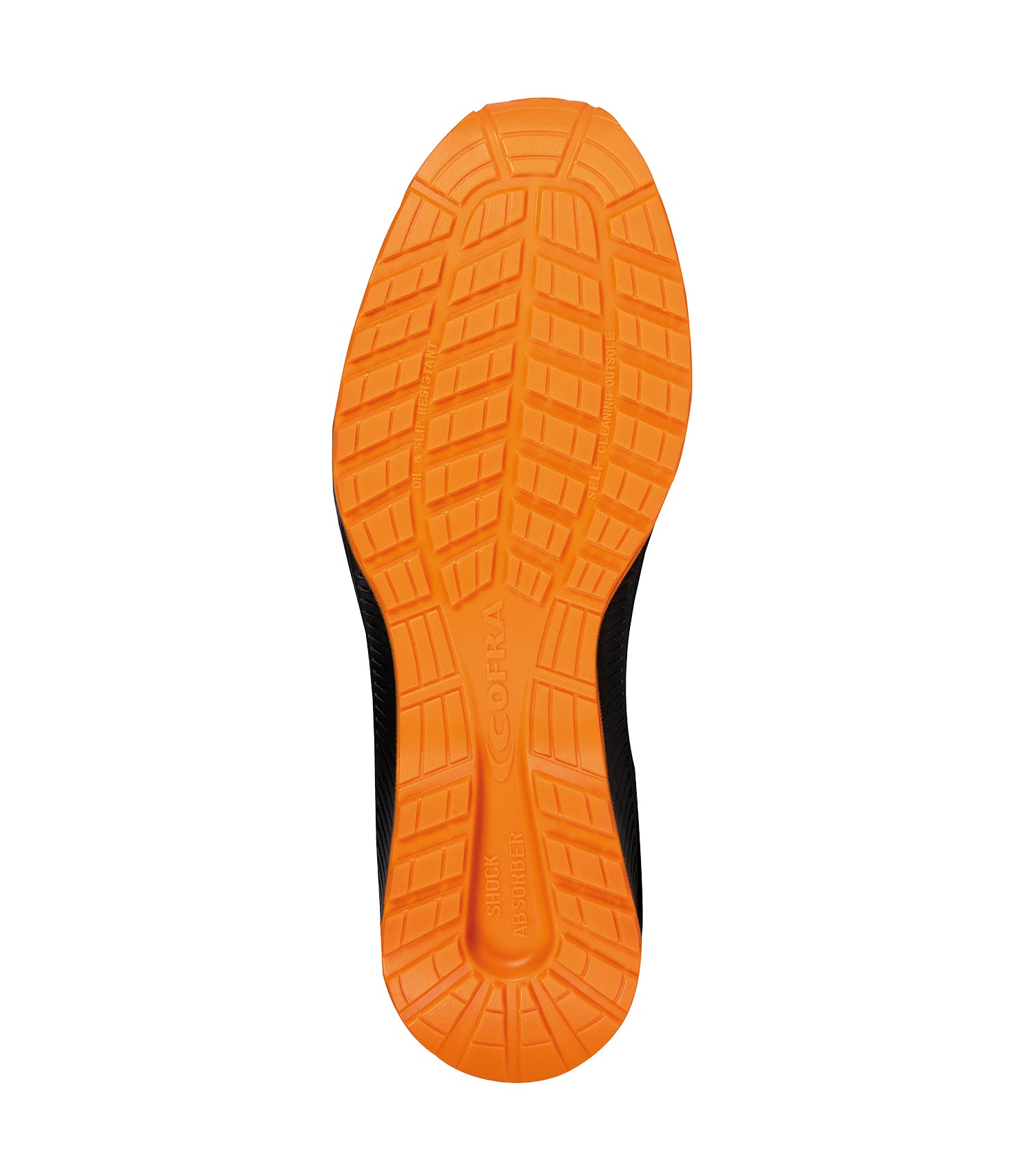 Grumman SD, Noir et orange | Souliers de travail athlétique ultraléger