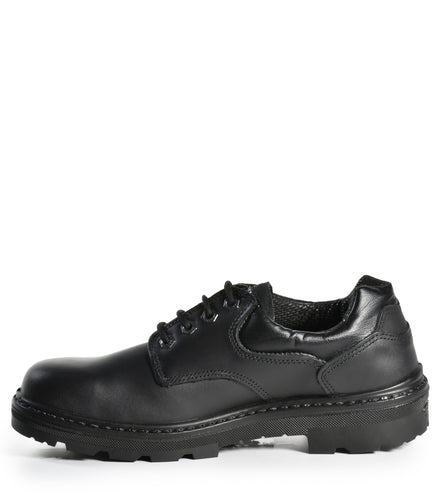 Small, Black | Leather  Work Shoes