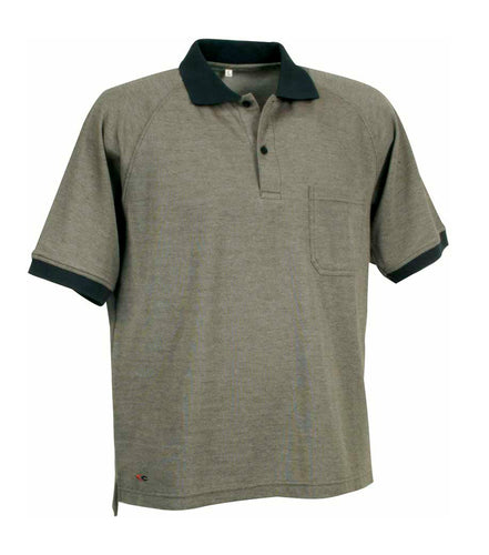 Martinique, Clay Brown | Short Sleev polo | Quick Drying